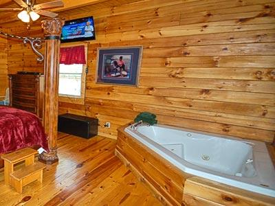 Jacuzzi in Bedroom